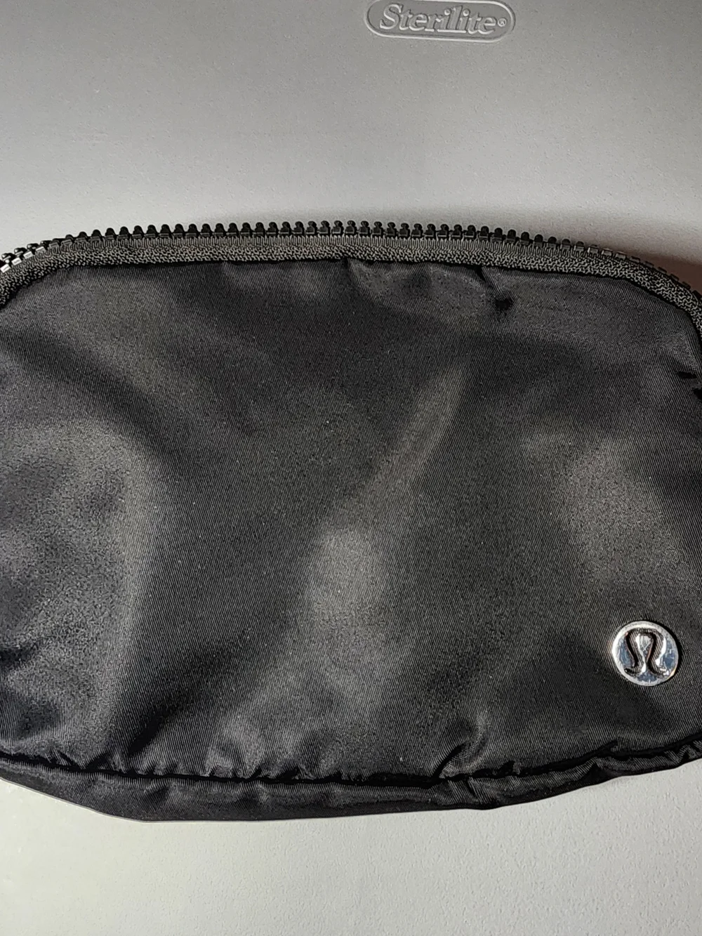 lululemon athletica Black Belt Bag with Metal Logo - Picture 1 of 10